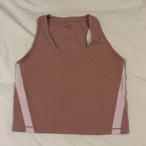 Athleta Shanti Rib Crop Tank, Palermo Pink